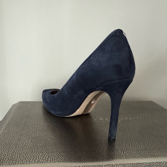 Sam Edelman Hazel Blue Suede Shoe Size 8 - Picture 3 of 4